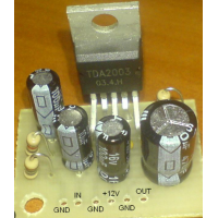 Усилитель 1х5вт на TDA2003 Усилитель 1х5вт на TDA2003